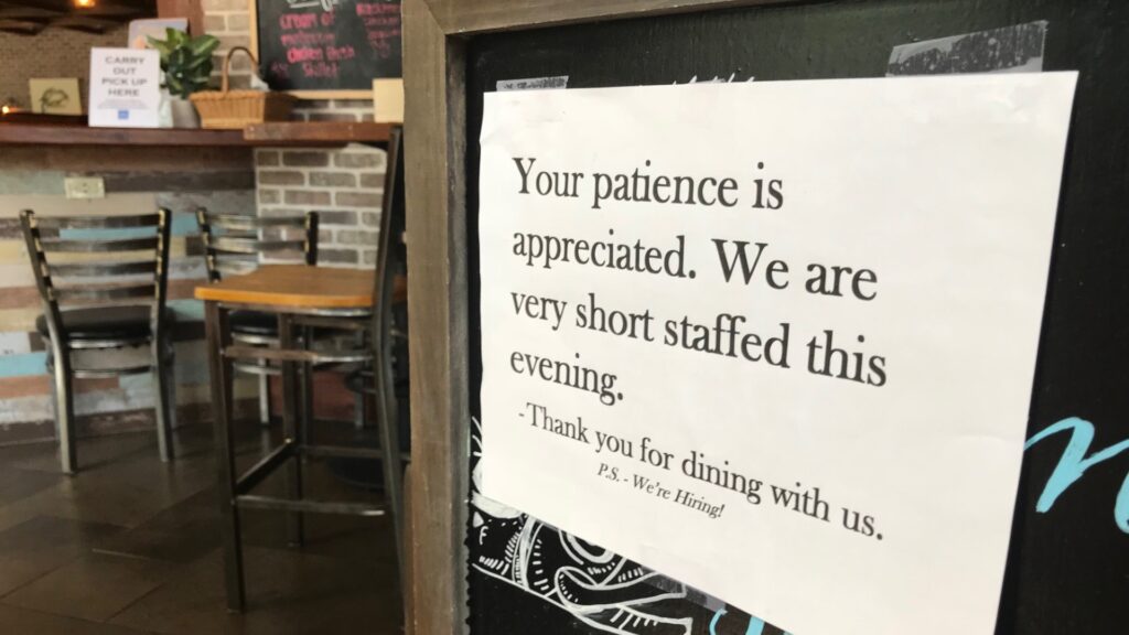Restaurant labor shortage over the past 2 years, phone orders for pickup_ have actually increased.